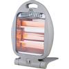 DCG STUFA AL QUARZO DCG SA9112 2 POTENZE 400/800W 2 CANDELE GRIGIO