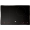 Beko PIANO COTTURA BEKO HII84800FHTX 80 CM INDUZIONE 4 FUOCHI 15 LIVELLI COTTURA NERO