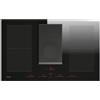 Haier PIANO COTTURA HAIER HAIH8IFMCF INDUZIONE 4 FUOCHI 80 CM CAPPA INTEGRATA NERO