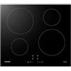 Samsung PIANO COTTURA SAMSUNG NZ64M3NM1BB INDUZIONE 60 CM VETROCERAMICA 4 FUOCHI NERO
