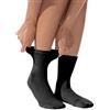 alber's SALUS BAMBOO - 5 Paia Calze Donna Bambù Comfort, Nero, 39-41