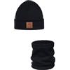 ANDER Set Cappello e Scaldacollo Bambino, 2 Pezzi Unisex SMILE