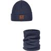 ANDER Set Cappello e Scaldacollo Bambino, 2 Pezzi Unisex SMILE