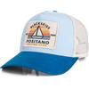 Blackskies Positano Trucker Baseball cap | Cappellino Trucker Premium Snapback Uomo Donna Basecap - Sailing Club Mare Navigazione Amalfi Italia Blu