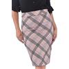 Pretty Fashion Gonne a matita lisce da donna UK con vita elasticizzata separata Gonne da donna lunghezza midi circa 25 pollici (63 cm) lunghezza al ginocchio gonna nera gonna a matita da donna colori