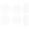 SODIAL 24 Pezzi 3 Pollici Acrilico Vuoti Cerchi Clear Disc Ornamenti V3185