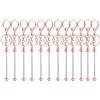 SODIAL 12 Pezzi di In Metallo con Perline, Barre Vuote per Perline, Ci9197
