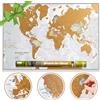 Maps International Mappa del mondo da grattare e idee regalo Extra large 84 x 59 cm Da più di 50