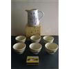 Caraffa + 6 coppette +gioco I Dondoli Mulino Bianco nuovi mai usati