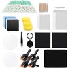 SODIAL Kit di per Carte da 385 Pezzi, Strumento di Riparazione e Cura per Carte d4906