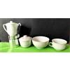 Set Mulino Bianco Barilla caffettiera, zuccheriera, 2 tazze - Vintage S2