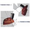 Fondina Vega cuoio biuso N113 Glock 17 19 22 23 serie N1