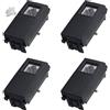 4 Pezzi Presa RJ11 Telefono Compatibile Vimar Arke Jack Telefonico Nero 4P