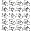 SODIAL 2X(20 Pezzi di Hardware con Anelli per Fettuccia pe3988