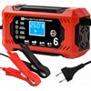 Caricabatterie Auto, 6A 12V Mantenitore Batteria Moto Intelligente Mantenitore D