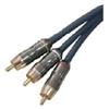 Nilox Audio Cable 1 m 3XRCA 75OH M/M [07NXVA01RP201]