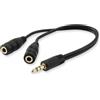 Equip Cavo Audio Equip Splitter 3,5mm Y 2x F -> M [147941]