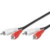 Goobay Cavo connettore goobay RCA Kabel 2xCinch 1,5m [50028]