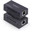 Startech.com Extender Hdmi Startech.com CAT5e/CAT6 Kit Trasmettitore e Ricevitore 4K 60Hz 60m Nero [4K50IC-EXTEND-HDMI]