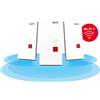 Avm Set Sistema Mesh AVM Frittz 2700 WiFi 7 2.4GHz 5GHz 3pz Bianco Rosso [20003139]