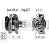 Augustin Group ERA 210842A Alternatore 100 A 14 V per TOYOTA AURIS (NRE15, ZZE15, ADE15, ZRE15, NDE15), AVENSIS Station Wagon (ZRT27, ADT27) e Verso