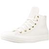 Converse Sneakers Del Marchio Converse Del Modello Chuck Taylor All Star Gold Bianco