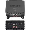 VEVOR Amplificatore Audio per Auto a 4 Canali Amplificatore a Ponte di Classe D max. 4x110 W a 4 Ohm/4x160 W a 2 Ohm, Tensione Nominale 14,4V CC Larghezza di Banda 10 Hz-30 kHz per Veicoli SUV