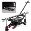 VEVOR Piattaforma Elevatrice Portatile, Capacità di 3 Tonnellate, Altezza Massima di 55 cm, Sollevatore Pneumatico Portatile Regolabile con Airbag, Cuscinetti in Gomma, Robusto per Berline, SUV