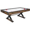 VEVOR Tavolo Elettrico da Gioco Aria Hockey, con 2 Spingitori, 2 Dischi, Segnapunti Elettronico, Soffiatore, Tavolo da Gioco Costruzione Durevole per Sala Giochi Famiglia, 214x122x81 cm