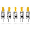ShuoHui LED G4 220 V, lampadina COB 2700 K, luce bianca calda, 2 W, 200 lm, ricambio per lampadine alogene da 20 W, angolo di diffusione di 360° (5)