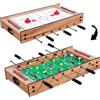 Tavolo Da Gioco Multiplo 2 in 1, Mini Tavolo Da Calcio Combinato Con Scivolo Hoc