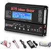 Haisito Caricabatterie LiPo Balance Caricatore Pacco Batteria 1S 6S Digitale 80W 6A
