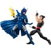 hasbro marvel legends action figure: wolverine e psylocke in scala 15cm