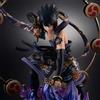 megahouse action figure naruto shipp sasuke thunder god gem stat 28 cm