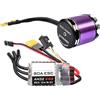 No Combo ESC Motore Brushless 3542 Outrunner Motor 80A ESC per Auto Cingolate 6244