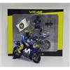 MINICHAMPS ROSSI 1/12 MODELLINO MOTO YAMAHA GP CATALUNYA 2018 CON PILOTA DIECAST