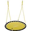 Altalena Da Giardino a Nido, per Bambini E Adulti, Regolabile, Ø 120 Cm, Portata