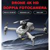 GLOBAL DRONE DRONE 4 ASSI - DOPPIA FOTOCAMERA 4K HD - 100 METRI - VELOCITA 10m/s - WIFI 2.4G