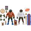 neca tmnt action figure - 2-pack punk leo e punk raph, 17 cm, divertenti