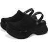 Crocs Classic Bae Clog, Zoccoli Donna, Velluto Nero, 36 EU