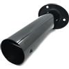 Porta Canna da Barca in Acciaio Inox per Pesca Marina Nero 10,9 4,1 22,0 cm