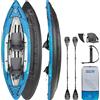 Kayak Delf 11'0" Kayak Gonfiabile per 2 Persone in Set Con Due Posti, Pompa, Pin