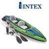 Intex KAYAK CANOA SCAFO GONFIABILE INTEX CHALLENGER K 2 POSTI IN PVC+ACCESSORI COMPLET