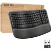 Logitech Wave Keys for Business, tastiera wireless ergonomica
