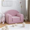 Gecheer Divano Letto per Bambini Rosa, Poltroncina, Mini Divano, Divanetto per Bimbi in Morbido Peluche
