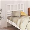 Gecheer Testiera,Spalliera,Testata,per Letto,Singolo,Moderno,in Legno Massello di Pino,Bianco,81x4x100 cm,Testata Letto,Singolo,in Legno Massello Bianco