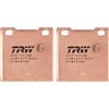 TRW MCB531SH Sinter Street Kit pastiglie freno per Suzuki TL Assale Posteriore e Altre Moto