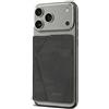 TECHMADE ETRES Portafoglio Magnetico ICON Easy - Compatibile con iPhone 17/16/15/14/13/12 - Protezione RFID, in PU Leather - 6 Carte + Tasca Contanti - Compatto, Unisex, Antiscivolo (Cam Black)
