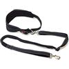 ARQUIVET Cintura con cinghia Canicross - Cinghia per cane per corsa mani libere - Cinghia per cane - Cinghia per cane per vita - Riflettente ed elastica - Taglia M (1,20-1,50 m/25 mm)