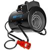Güde Riscaldatore elettrico GEH 5000 R (400 V, 5000 W, 2 livelli di riscaldamento (2500/5000 W) + funzione ventilatore, 310 m³/h max. potenza di ventilazione, termostato continuo, protezione da